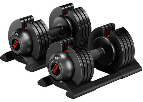 ALTLER Adjustable Dumbbells 52LB Pair + Tray