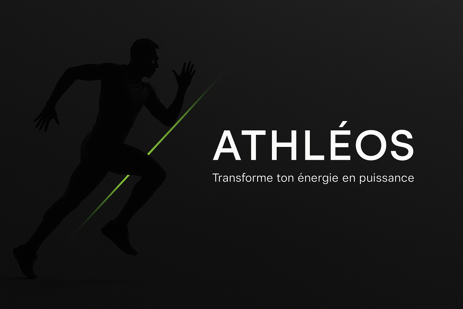 Bannière Athléos Minimaliste